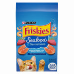 AMERICAN DISTRIBUTION & MFG Dry Cat Food, Seafood Sensations, 3.15 Lb. Bag