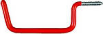 ASSA ABLOY AMERICAS RESIDENTIALI NC Ladder Screw Hook, Red, 6 In.