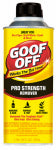 GOOF OFF Goof Off FG653 Adhesive Remover, Liquid, Solvent, White, 16 oz Bottle PAINT GOOF OFF