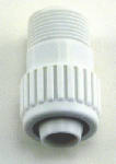 FLAIR-IT Flair-It 16848 Tube to Pipe Adapter, 3/4 in, PEX x MPT, PEX-A, PEX-B, Polyoxymethylene, White LAWN & GARDEN FLAIR-IT