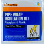 FROST KING Frost King SP50 Pipe Insulation Kit, 50 ft L, 3 in W, 1/2 in Thick, 1.6 R-Value, Fiberglass PLUMBING, HEATING & VENTILATION FROST KING