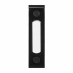 HEATH-ZENITH Heath Zenith 18000216 Pushbutton Doorbell, Wired, Black ELECTRICAL HEATH-ZENITH