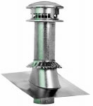SELKIRK CORPORATION Gas Vent Termination Kit, Round, Type B, 3-In., 4-Pc.