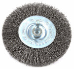 FORNEY Forney 72739 Wire Wheel Brush, 4 in Dia, 0.012 in Dia Bristle TOOLS FORNEY