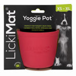 INNOVATIVE PET PRODUCTS PTY LTD Yoggie Pot Dog Feeder Licking Bowl, Pink