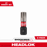 MILWAUKEE ELECTRIC TOOL CORP Shockwave Insert Bits for HeadLOK Wood Screws, 2-Pk. TOOLS MILWAUKEE ELECTRIC TOOL CORP