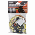 HAMPTON PRODUCTS-KEEPER Bungee Cord, 6-Pk.