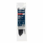 IRONCUBE WORKS Mounting Cable Ties, Black, 8 In., 15-Pk. ELECTRICAL IRONCUBE WORKS