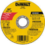 DEWALT DEWALT DW8062 Cutting Wheel, 4-1/2 in Dia, 0.045 in Thick, 7/8 in Arbor, Very Fine, Aluminum Oxide Abrasive TOOLS DEWALT
