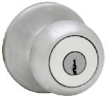 ASSA ABLOY AMERICAS RESIDENTIALINC. Security Mobile Home Entry Lockset, Satin Chrome