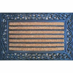 SPORTS LICENSING SOLUTIONS LLC Coir & Rubber Door Mat, Scrolled Edge, 18 x 30 In. HOUSEWARES SPORTS LICENSING SOLUTIONS LLC