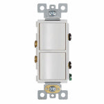BROAN MFG Broan P2RW Two-Rocker Switch, 15 A, 120 VAC, White PLUMBING, HEATING & VENTILATION BROAN MFG