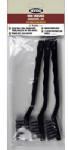 HYDE TOOLS INC Wire Brush Set, Mini, Stainless Steel, 3-Pk. PAINT HYDE TOOLS INC