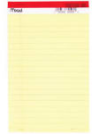 ACCO/MEAD Junior Yellow Legal Pad, 5 x 8 In., 50 Sheets
