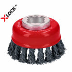 FREUD Diablo X-Lock Knotted Cup Brush, Metal, 2-3/4-In.