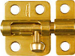 ASSA ABLOY AMERICAS RESIDENTIALI NC Door Barrel Bolt, Bright Brass, 2 In.