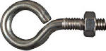 ASSA ABLOY AMERICAS RESIDENTIALI NC Eye Bolts, Stainless Steel, 1/4 x 2 In.