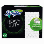 SWIFFER Swiffer 77197 Floor Cleaner Refill, 20 Capacity, Cotton, White CLEANING & JANITORIAL SUPPLIES SWIFFER