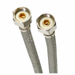 FLUIDMASTER Fluidmaster B4F30CU Water Supply Connector, 1/2 in, FIP, Polymer/Stainless Steel, For: 3/8 in Shut-Off Valve PLUMBING, HEATING & VENTILATION FLUIDMASTER