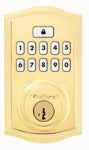 ASSA ABLOY AMERICAS RESIDENTIALINC. SmartCode Electronic Deadbolt Lock, Brass