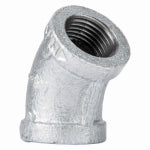 CODA RESOURCES LTD 1/4 In. Galvanized Pipe 45 Degree Elbow PLUMBING, HEATING & VENTILATION CODA RESOURCES LTD