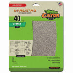 ALI INDUSTRIES Sandpaper, Extra Coarse 40-Grit, 9 x 11-In., 3-Pk.