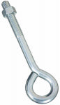 ASSA ABLOY AMERICAS RESIDENTIALI NC Eye Bolt With Hex Nut, Zinc, 3/4 x 10 In.