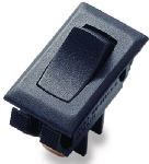 GB Gardner Bender GSW Series GSW-41 Rocker Switch, 8/16 A, 125/250 V, SPST, 0.55 x 1.12 in Panel Cutout, Black ELECTRICAL GB