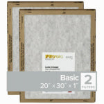 3M COMPANY 20x30 x 1 In. Flat Panel Air Filter, 2-Pk.