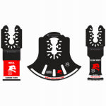 FREUD Bi-Metal Oscillating Tool Blade Set, For Various Cuts, 3-Pc.