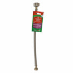 FLUIDMASTER Fluidmaster Fits-All B4T16U Toilet Connector, 3/8 in Inlet, Compression Inlet, 7/8 in Outlet, Ballcock Outlet, 16 in L PLUMBING, HEATING & VENTILATION FLUIDMASTER