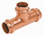 NIBCO INC Copper Pipe Tee, 3/4 x 1/2 x 3/4 In. Press PLUMBING, HEATING & VENTILATION NIBCO INC