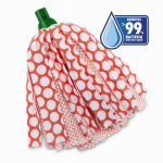 THE LIBMAN COMPANY Libman Wonder Series 1229 String Mop Refill, Snap-On, Microfiber, Orange/White CLEANING & JANITORIAL SUPPLIES THE LIBMAN COMPANY