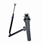 DANCO COMPANY Lavatory Drain & Stopper, Fits Plastic Drain Body, Chrome PLUMBING, HEATING & VENTILATION DANCO COMPANY