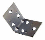 ASSA ABLOY AMERICAS RESIDENTIALI NC 2-Pk., 2 x 1-1/2 In. Zinc Double-Wide Corner Brace