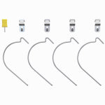 ASSA ABLOY AMERICAS RESIDENTIALI NC Low Damage Picture Hanging Kit, 8-Pk.