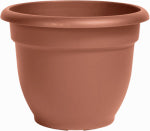 BLOEM Bloem 20-56108 Planter, 8 in Dia, 7 in H, 8-3/4 in W, Round, Plastic, Terra Cotta LAWN & GARDEN BLOEM