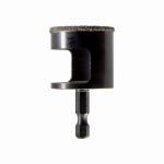 J S PRODUCTS Diamond Grit Arbored Hole Saw, 1-1/4 In TOOLS J S PRODUCTS