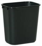 NEWELL BRANDS DISTRIBUTION LLC Office Wastebasket, Black, Rectangle, 28-1/8 Qt.