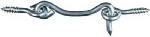 ASSA ABLOY AMERICAS RESIDENTIALI NC Hook & Eye, Zinc-Plated Steel, 2 In., 2-Pk.