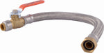 SHARKBITE/CASH ACME 18 In. Push-Fit Water Heater Connector, Braided Stainless Steel, 1/2 x 3/4 In.FIP PLUMBING, HEATING & VENTILATION SHARKBITE/CASH ACME