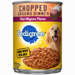 AMERICAN DISTRIBUTION & MFG Dog Food, Chopped Filet & Bacon, 13.2 oz. Can
