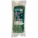 IRONCUBE WORKS Self-Locking Cable Ties, Green, 8 In., 100-Pk. ELECTRICAL IRONCUBE WORKS