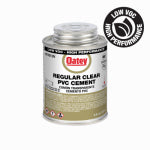 OATEY Oatey 31013V Regular-Bodied Fast Set Cement, 8 oz Can, Liquid, Clear PLUMBING, HEATING & VENTILATION OATEY