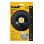 DEWALT ACCESSORIES Ribbed Rigid Turbo Grinding Backing Pad, 5/8 x 4-1/2 In. TOOLS DEWALT ACCESSORIES