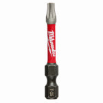 MILWAUKEE Milwaukee SHOCKWAVE 48-32-4785 Power Bit, T25 Drive, Torx Drive, 1/4 in Shank, Hex Shank, 2 in L, Steel TOOLS MILWAUKEE