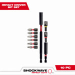 MILWAUKEE ELECTRIC TOOL CORP 10-Pc. Shockwave Impact Driver Guide Bit Set