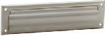 SCHLAGE BUILDERS HARDWARE Schlage SC620B-619 Mail Slot, 3-1/2 in L, 13 in W, Brass, Satin Nickel HARDWARE & FARM SUPPLIES SCHLAGE BUILDERS HARDWARE
