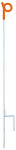 GALLAGHER POWER FENCE, Gallagher G64219 Standard Pigtail Post, 42 in H, Plastic/Steel, Orange/White HARDWARE & FARM SUPPLIES GALLAGHER POWER FENCE,