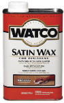WATCO Watco 67041 Finishing Wax, Natural Satin, Liquid, 1 qt, Can PAINT WATCO